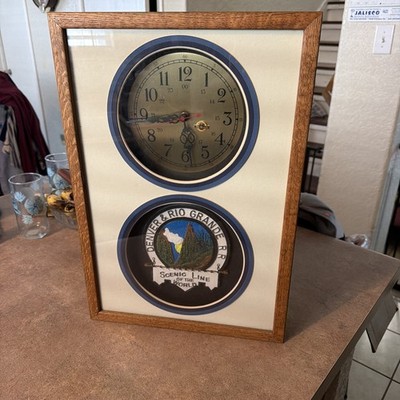 Rio Grande Southern, Denver & Rio Grande Western Vintage Clock Allen Gruen