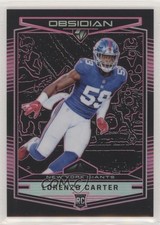 2018 Panini Obsidian Electric Etch Purple /75 Lorenzo Carter #187 h3a
