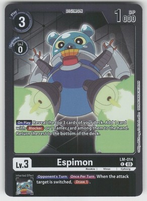 Espimon (English Exclusive) Common Exceed Apocalypse LM-014 C LP