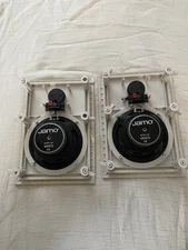 Jamo 660CS Contractor’s Series In Wall Speakers Pair White Woofer Music Audio