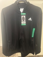 New With Tag Adidas Youth Bomber Track Jacket , Black XL 18-20