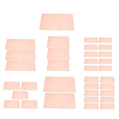 10pcs 1.5mm Two Layer Brass Boards Clads Laminate Board for Crafting & Repairs