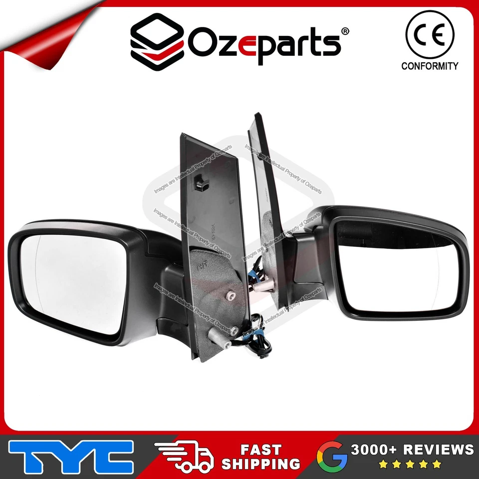 Pair LH+RH Electric Door Mirror 5 pins For Mercedes Valente Van W639 2012~2014 - image 2 of 4