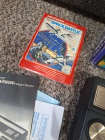 Mattel Intellivision Console in Box Bundle With Games TESTED WORKING CLEAN 
