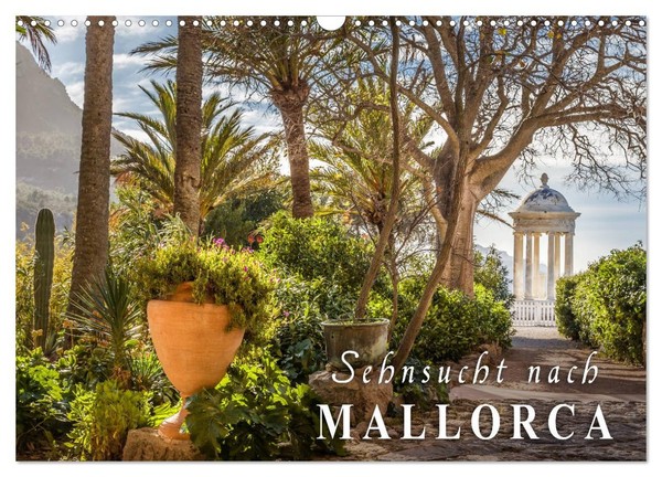"Calendar 2027 · US Version · Longing For Mallorca (Wall Calendar 2027 17\" × 12\""-image