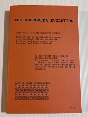 The Andromeda Evolution - Uncorrected Proof / ARC Michael Crichton PB 2019 VGC