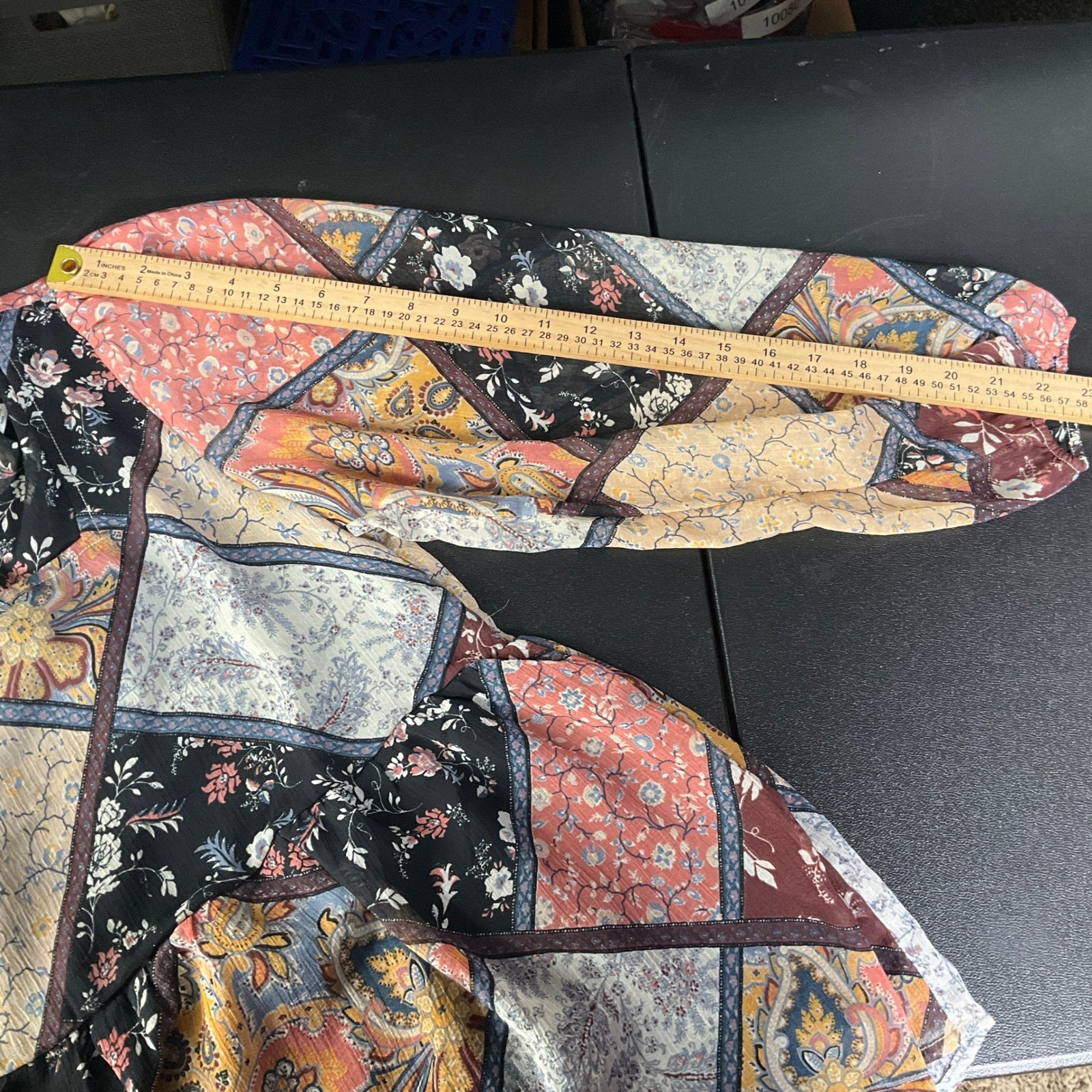 American Eagle Patchwork Square Neck Long Sleeve … - image 10