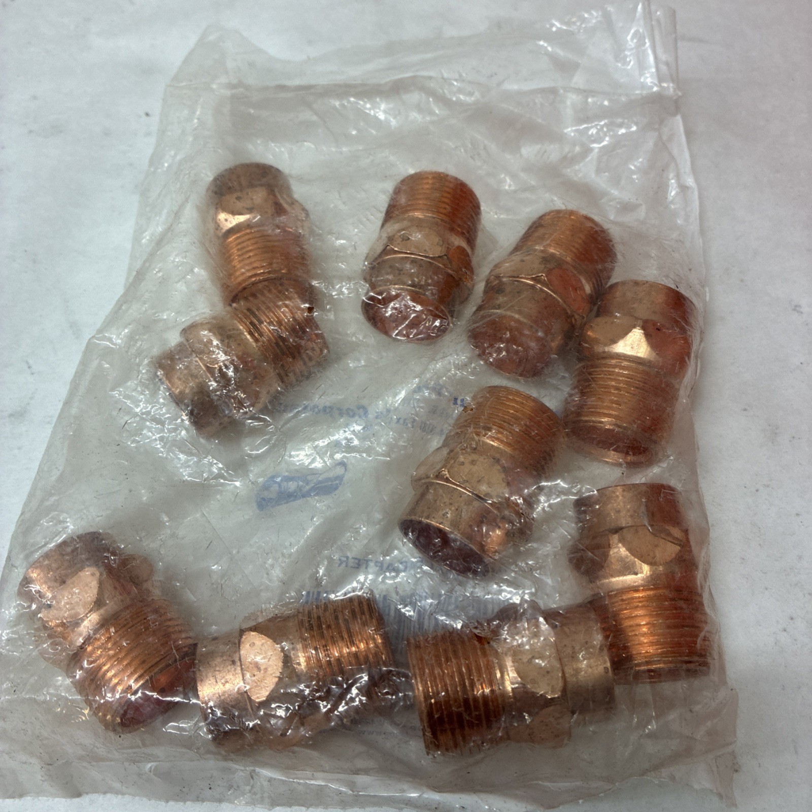 Mueller EPC 3/4 inch  Copper Male Adapter No:104 Qty 10