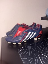 adidas Predator Powerswerve FG navy red size 9 brand new