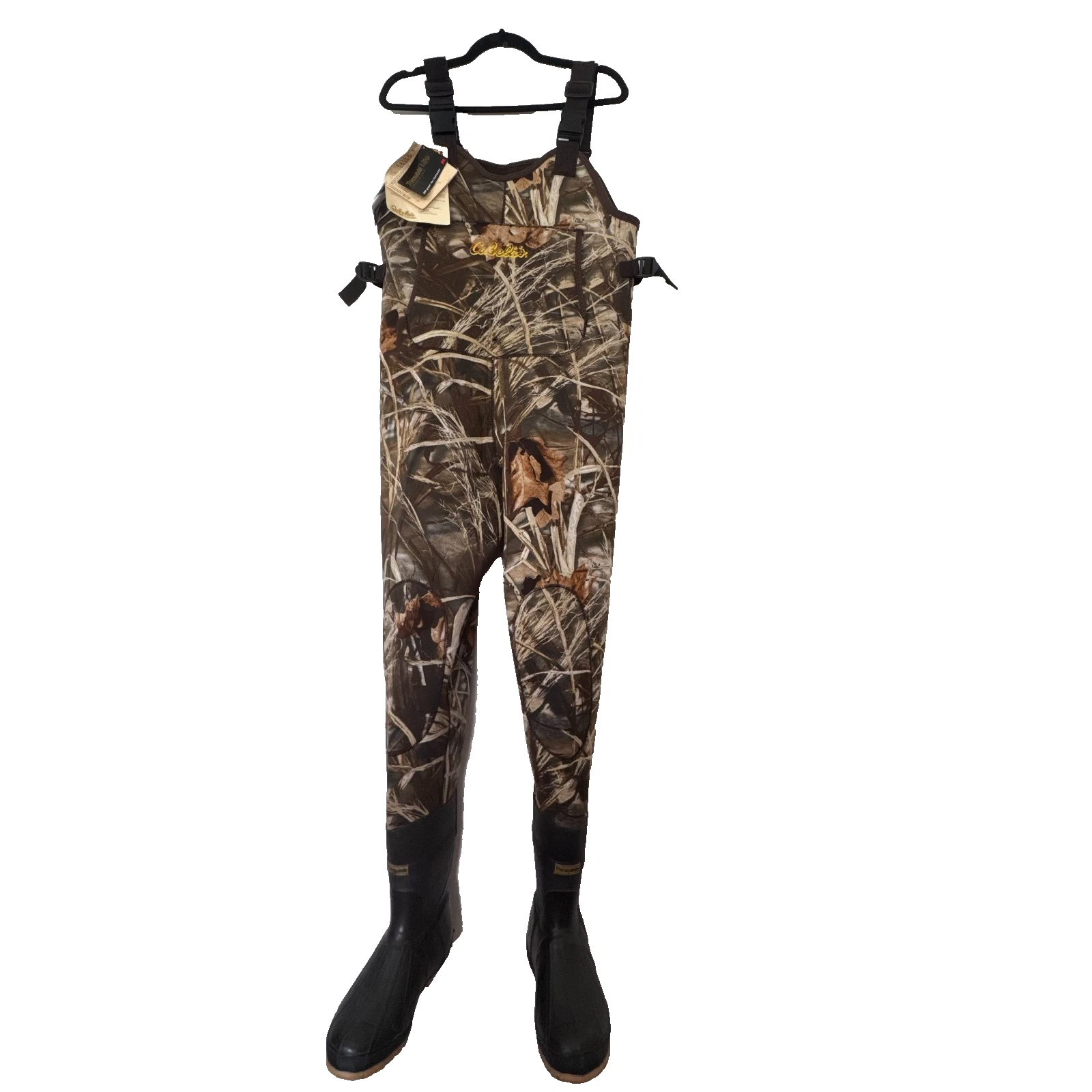 Cabela’s Camo Chest Waders Size 7 Insulated Hunting Fishing Boots NWT