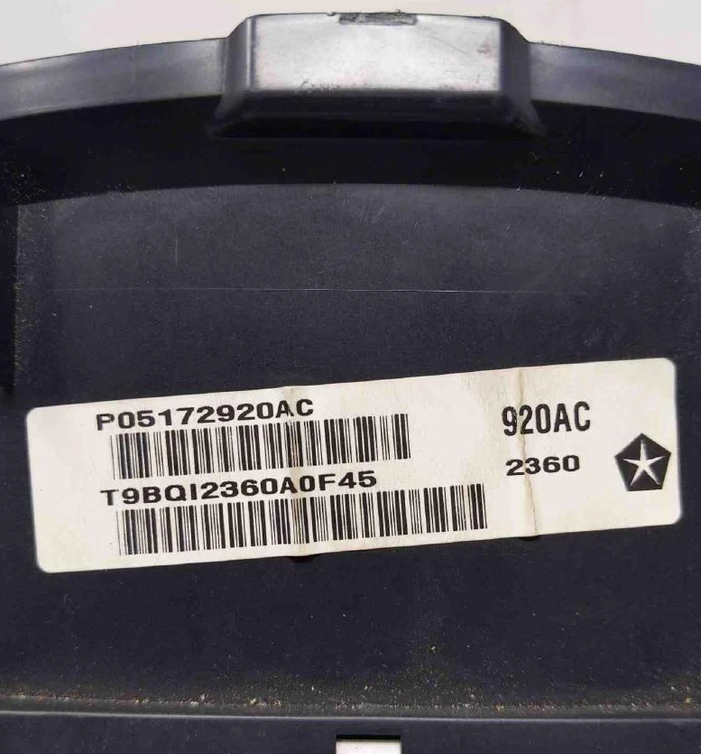 2011 Jeep Liberty спидометр кластер 3,7 л - Изображение 3 из 4