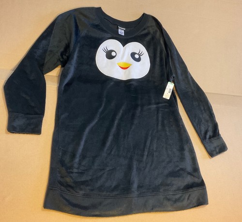 JOE BOXER Long Sleepwear Nightgown Plush Soft Cozy Microfleece Fleece Penguin XL - Picture 2 of 6