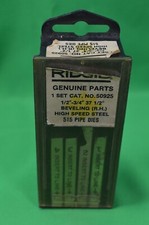 Ridgid High Speed Steel 515 Pipe Dies 50925 1/2"-3/4" Beveling RH,New,Opened
