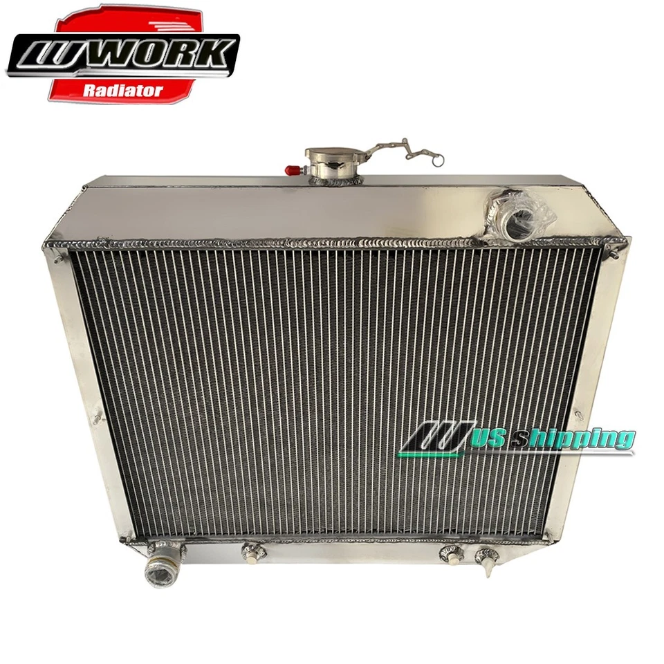 #CC332 Aluminum Radiator Fits 1966-1970 Dodge Monaco Polara Chrysl5.2 6.3 7.2 V8 - Image 2 of 4
