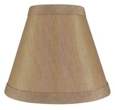 Tan 5 Inch Chandelier Shade Mini Shade Lamp Shade Clip On