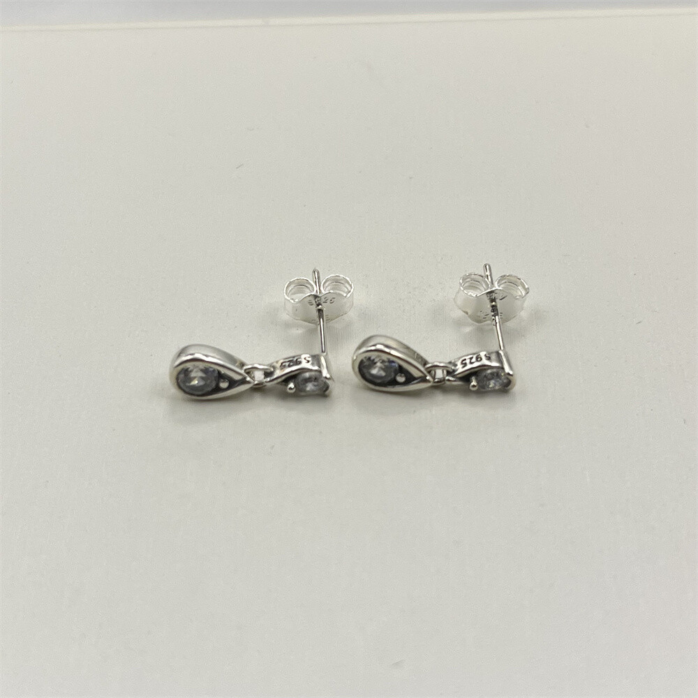 Double Lab-created 0.50 ct tw Diamond Drop Earrings Pandora Brilliance