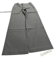 Reformation Women’s Grey Striped Vida Low Rise Pants Size 4