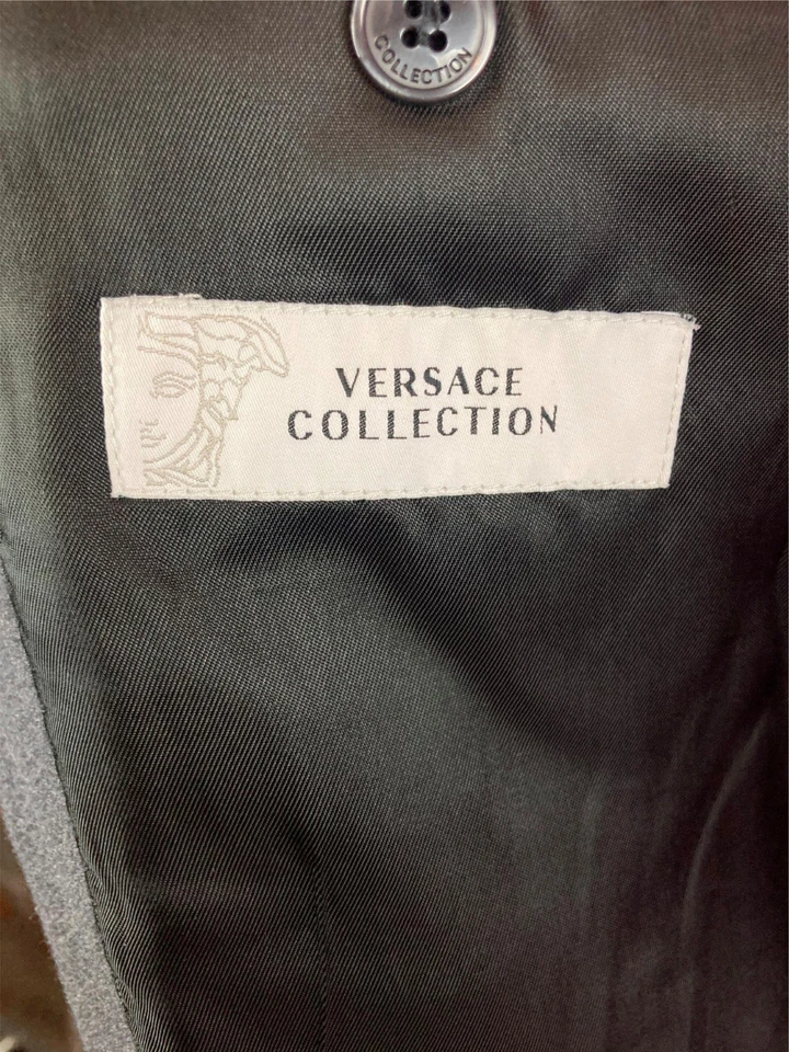 Chaqueta deportiva VERSACE Collection gris moderna 2Btn 40R Foto 4 de 4