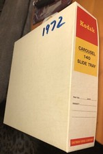 Kodak Carousel 140 Slide Tray In Original Factory Box