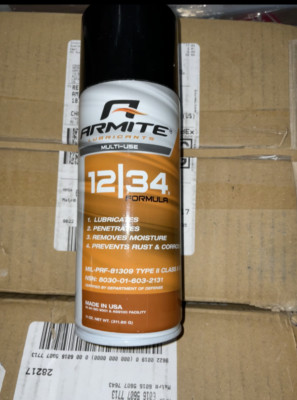Armite MIL-PRF-81309 TYPE II CLASS II Aersosol - NSN 8030-01-603-2131 - 12 Units