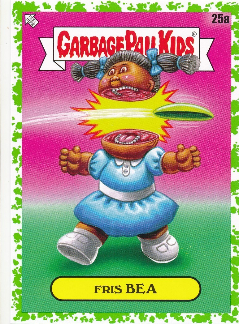 25a FRIS BEA 2024 GPK Garbage Pail Kids 1 Kids at Play GREEN