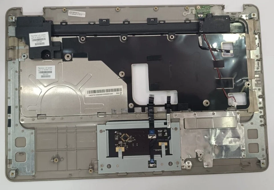 Hp g62 Cover reposamanos touchpad boton encendido altavoces - Imagen 2 de 3