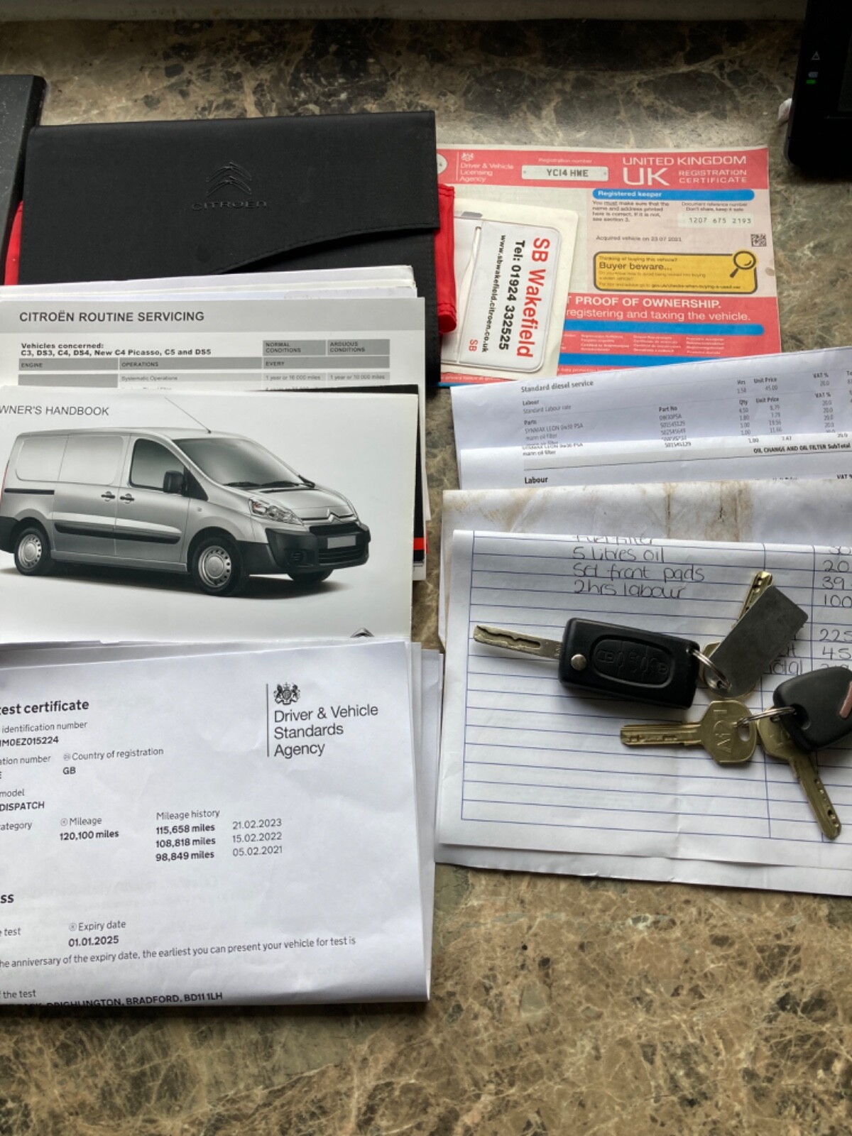 **Citroen Dispatch** 2014 12 mths mot twin doors security locks eBay