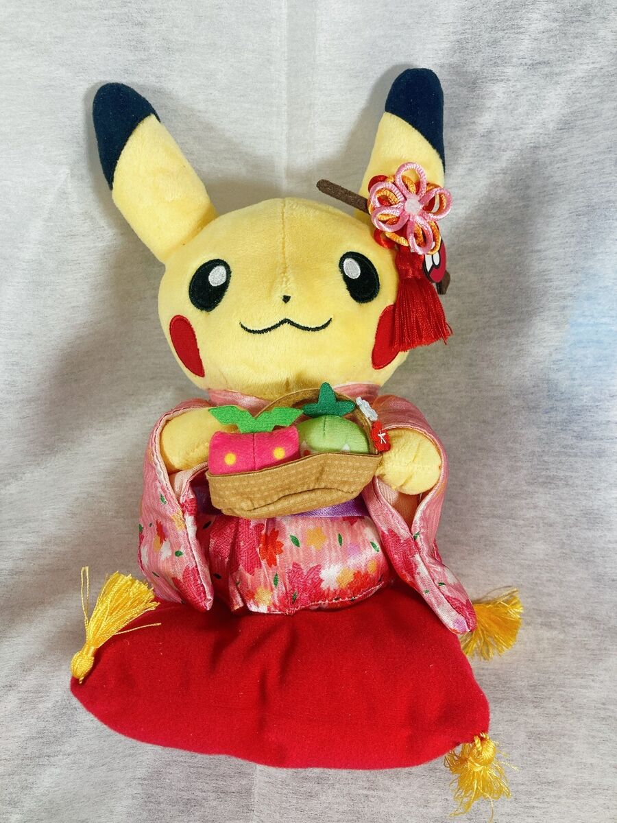 PIKACHU Girl Tea Party Pokemon Center Kyoto Limited Original Plush From  Japan