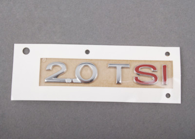 NEU 2.0 TSI FÜR VOLKSWAGEN AUTO CHROME BADGE EMBLEM 3C0853675AGFQF ORIGINAL