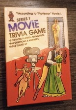 Vintage 1984 Professor Hoyle's Movie Trivia Game Series 1 Card Game