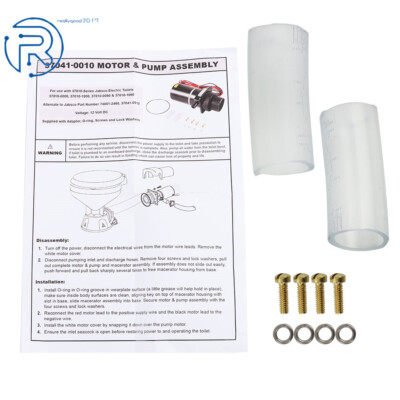 Groupe Motopompe Électrique 12V De Rechange Pour WC Marin Jabsco Série 37010 - Neuf