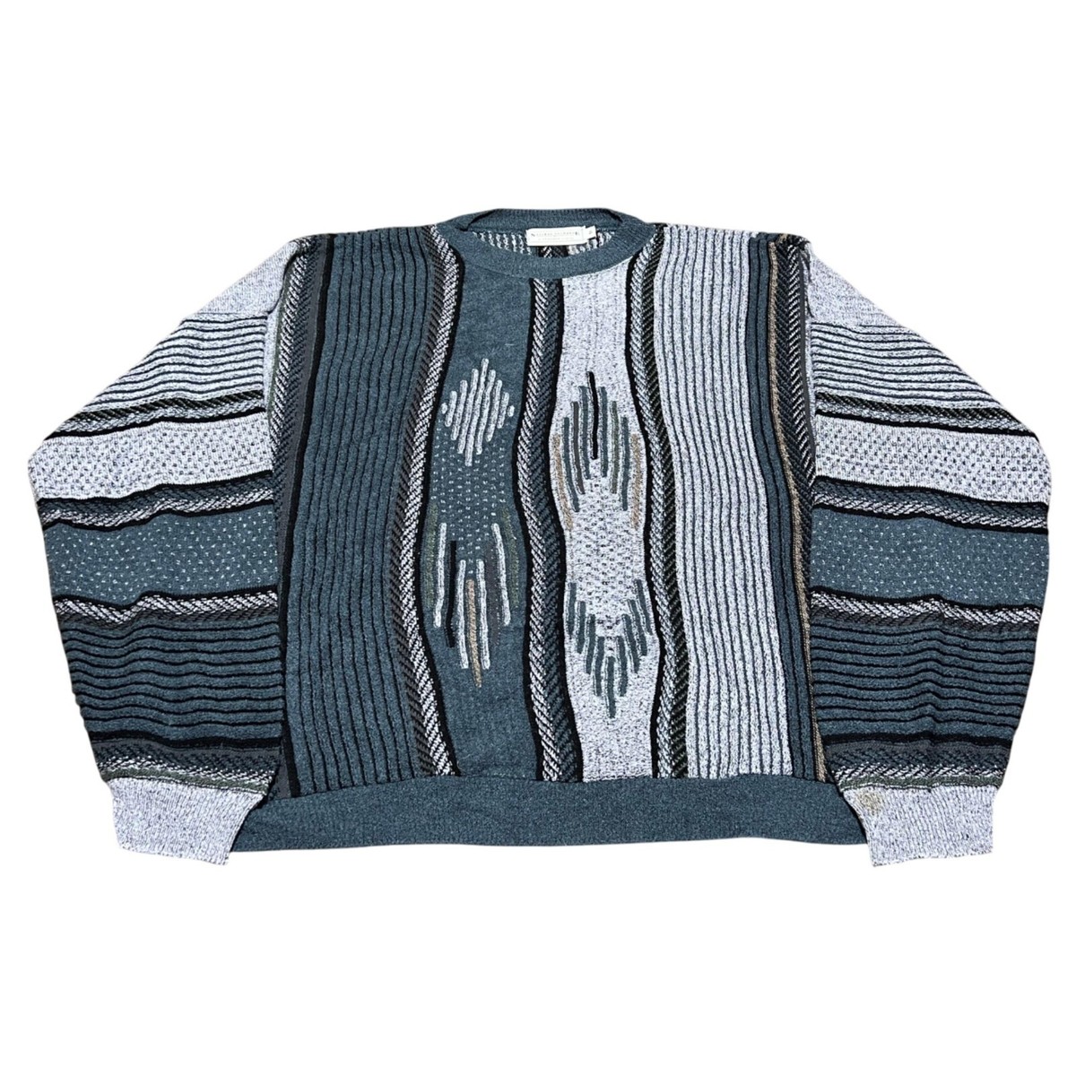 Vintage Coogi Style Sweater Cosby Biggie Pullover Cosby Jumper