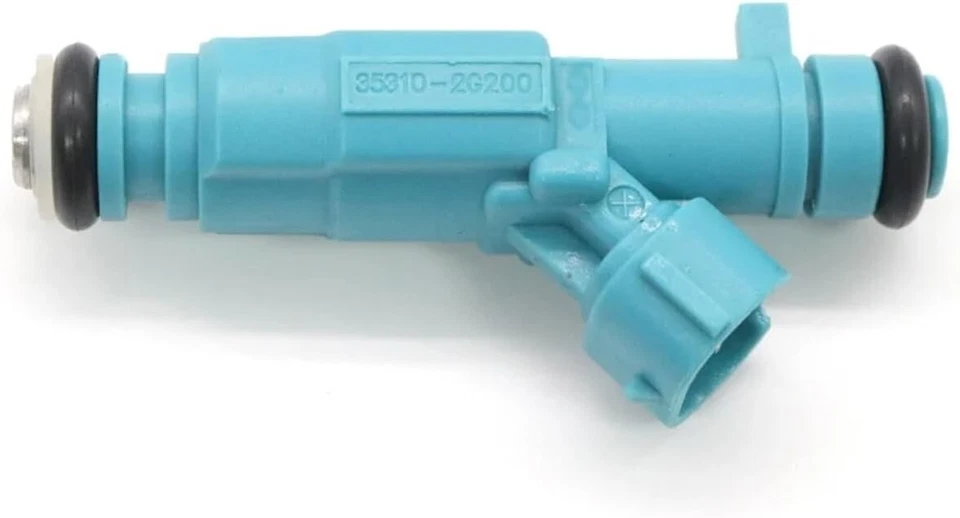 4x Inyectores de combustible Denso OEM para Hyundai Sonata 2011 2012 2013 2014 2,4 L I4 Foto 4 de 4