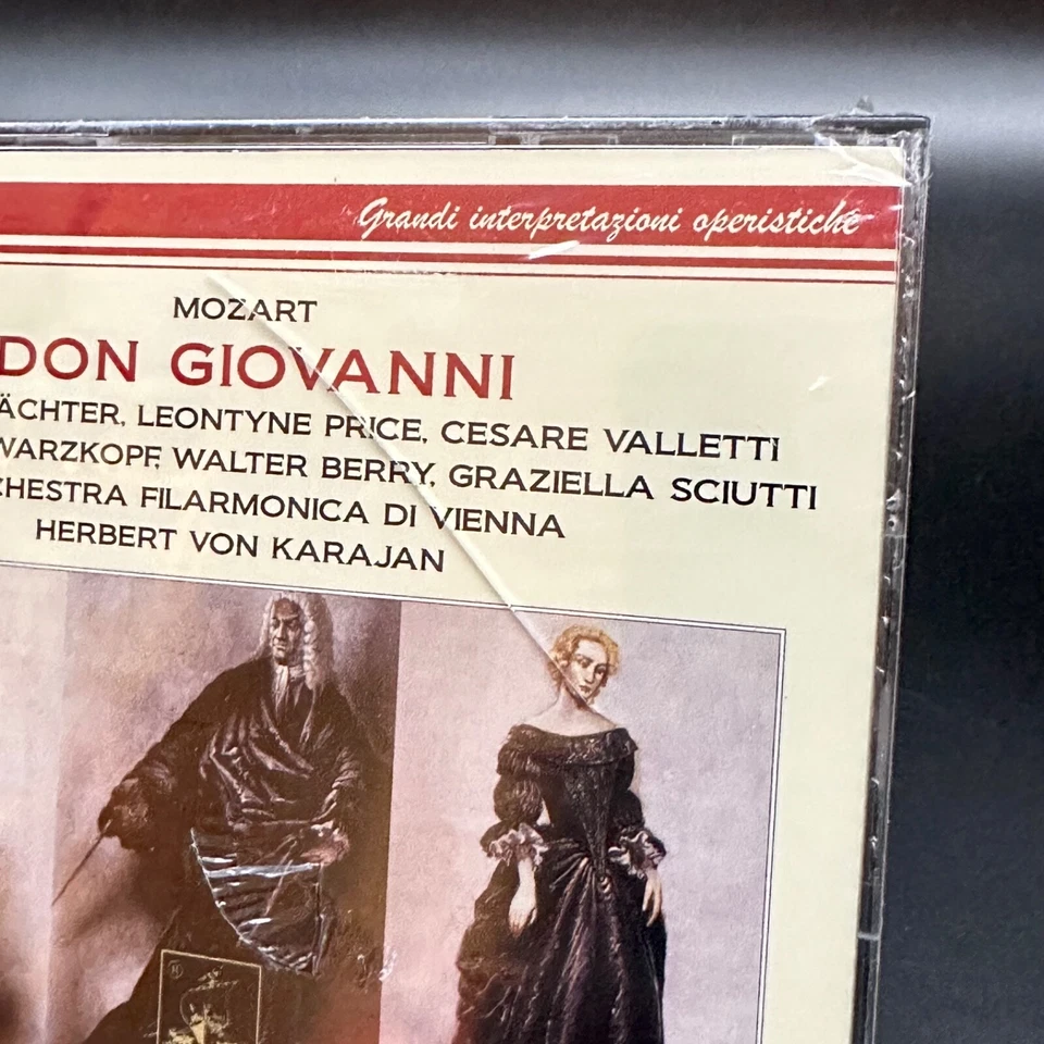 Mozart DON GIOVANNI Karajan Wachter Price Schwarzkopf [Urania 3 CD] SEALED RARE Foto 2 de 4
