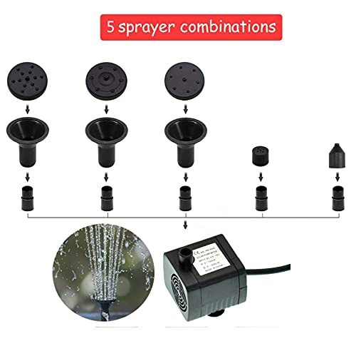 Solar Bird Bath Fountain Pump Solar Powered Water Pump for Birdbath Small - Picture 4 of 7