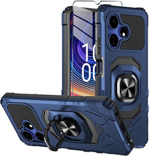 For Boost Mobile Celero 5G plus 2024 3Rd Version Case with Tempered Glass Scr