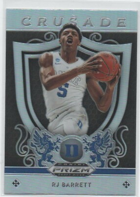 2019-20 Panini Prizm Draft Picks CRUSADE SILVER #72 RJ Barrett 