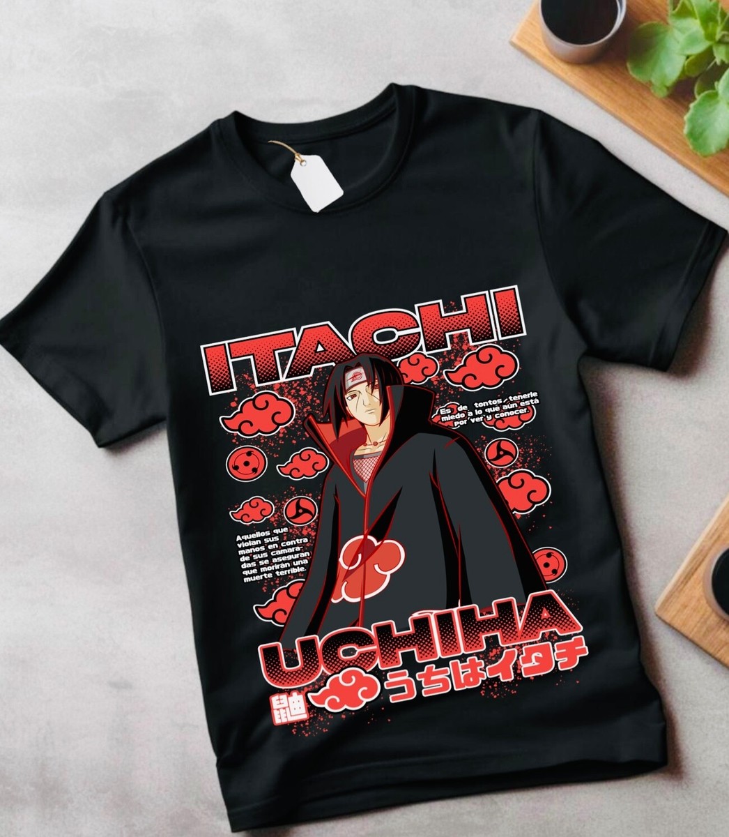 Itachi Uchiha T-Shirt Naruto Shippuden Japanese Anime Manga Style