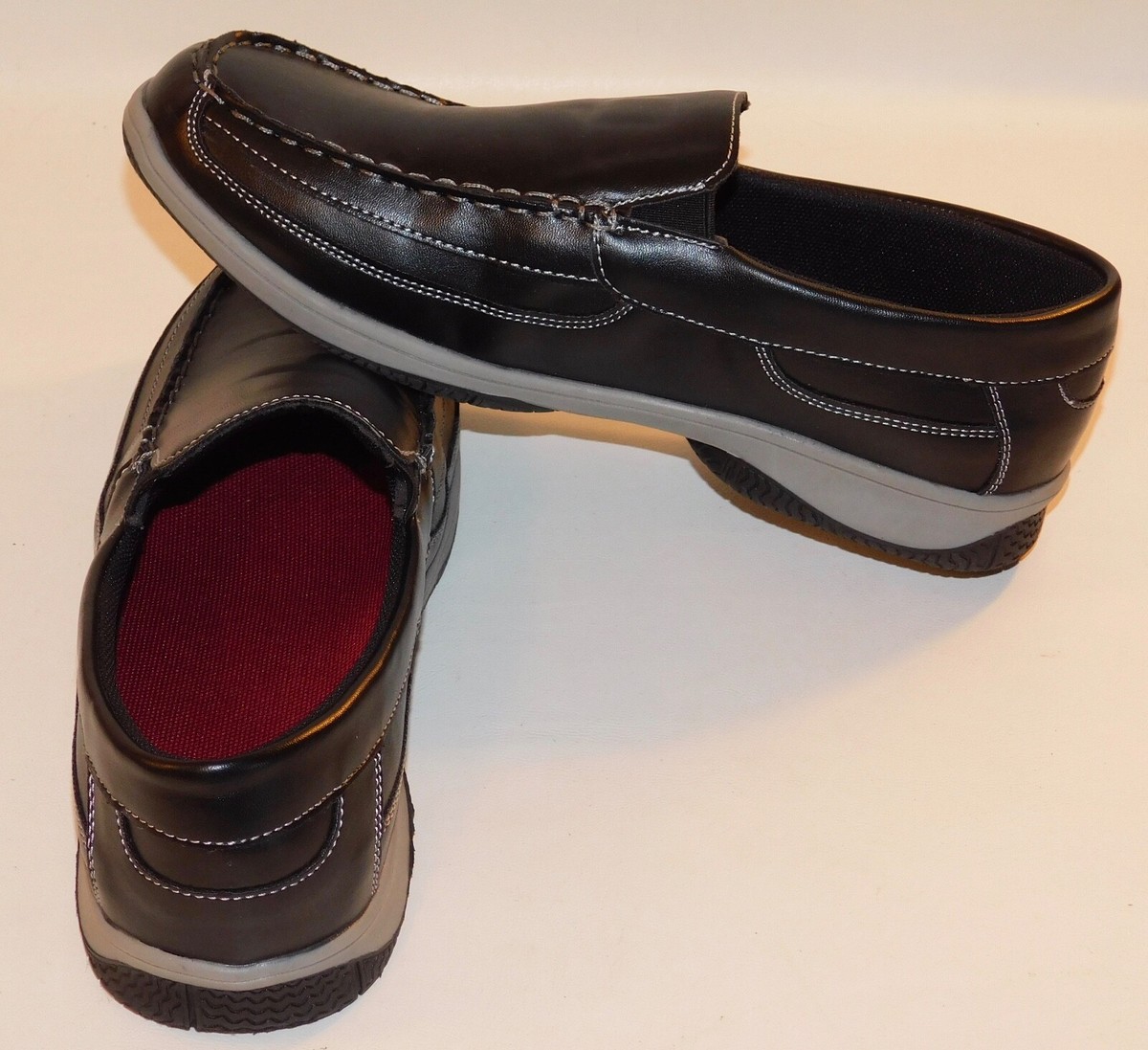 Roebuck Slip On Comfort Shoes Black Women's Size Excellent