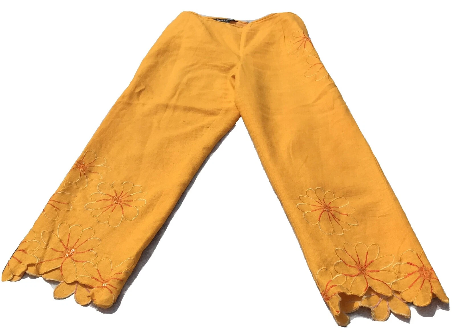 Mujer Mezcla de lino Pañuelos vintage Plain & Solid