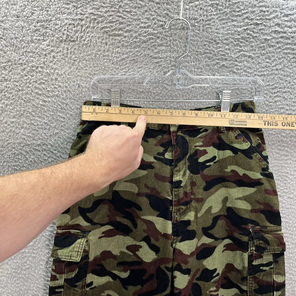 Pantalones Glory Desteñidos Niños Extra Grandes 18 Camuflaje Carga Pana Exterior Camping Foto 3 de 4