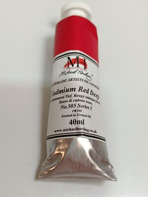 Michael Harding Oil Colour Cadmium Red Deep S5 40ml