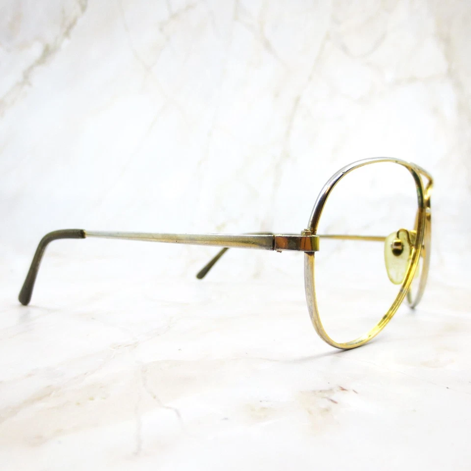 Marco de gafas Serengeti Drivers Corning Optics dorado borde completo aviador para hombre Foto 2 de 4