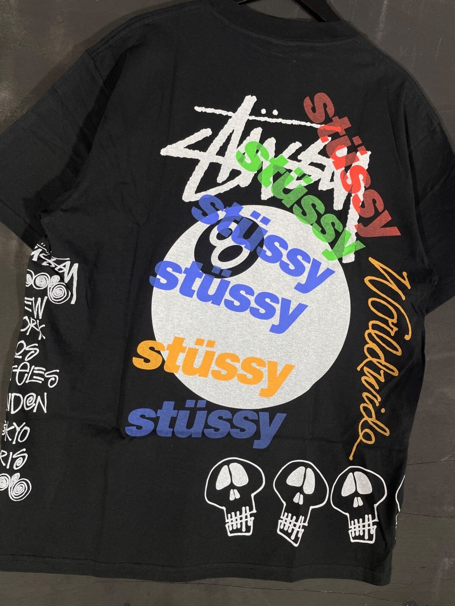 Stussy Test Strike pigment Dyed tee Black - Large Original Stussy Test Strike pigment Dyed tee Black - Large Original
