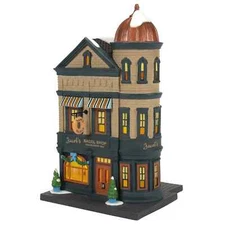 Dept 56 JACOB'S BAGEL SHOP Christmas In The City Village 6015594 BRAND NEW