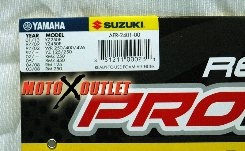 Suzuki RM 125 250 RMZ 250 450 Air Filter Maxima Pro RMZ250 RMZ450 RM125 RM250 - Image 4 of 4