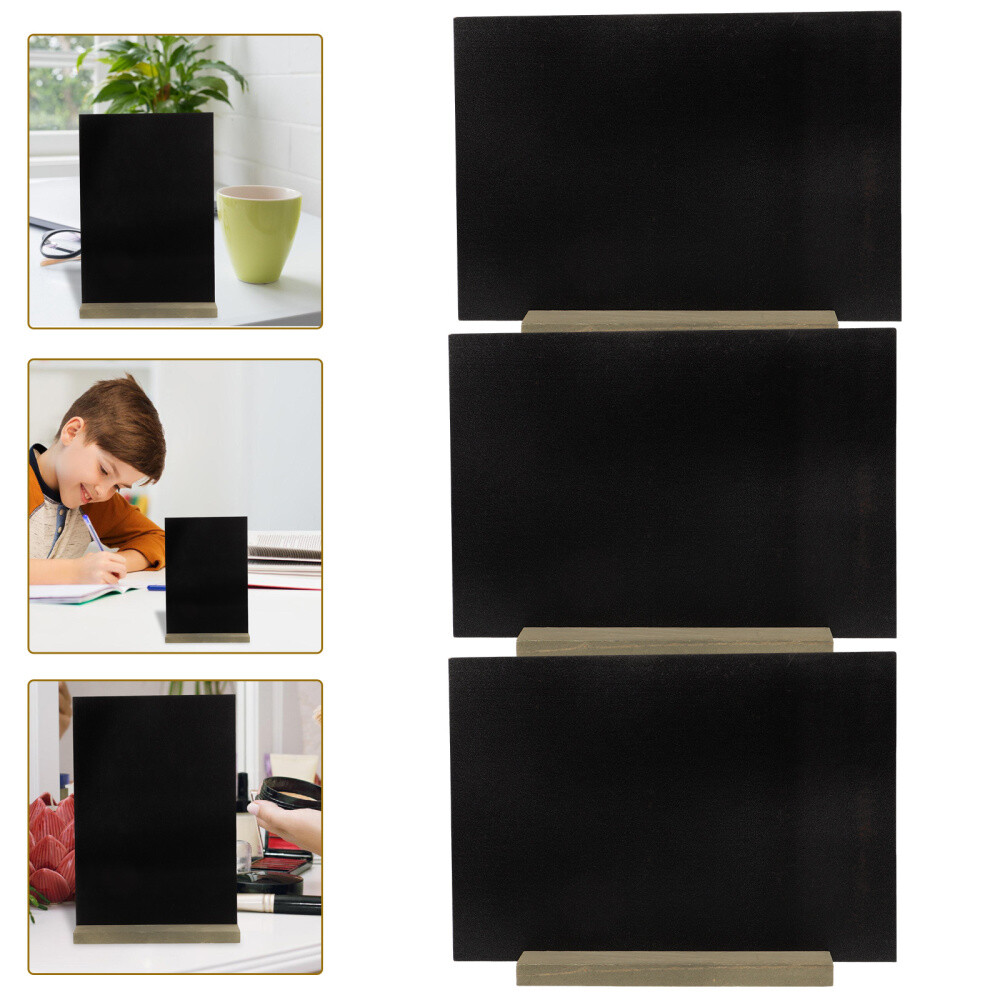 3pcs Small Chalkboard Signs Reusable Chalkboards Mini Message Blackboard for eBay