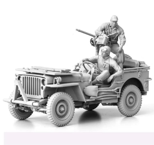 Figurines Résine 1/35 Soldats Britanniques SAS En Afrique - Kit Non Peint Non Assemblé