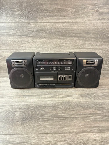 Panasonic RX-CS710 Portable Stereo Component System Cassette Player Boombox VTG