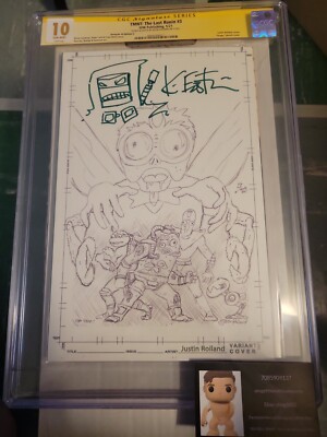 TMNT The Last Ronin 3 CGC 10.0 Signature And Sketch by Eastman Roiland Cover